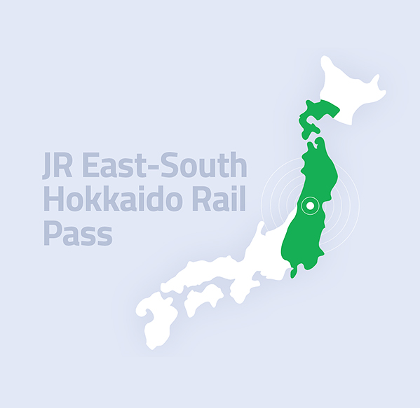 Pass ferroviaire JR pour la région Est-Sud d'Hokkaido